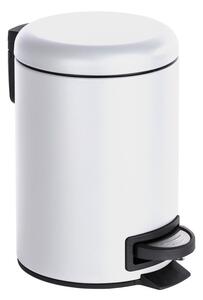 Biely odpadkový kôš Wenko Leman, 3 l