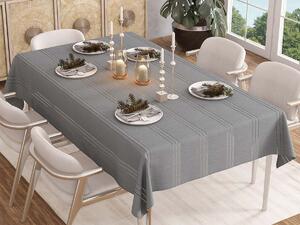 XPOSE® Obrus STRIPE - tmavo sivý 120x160 cm