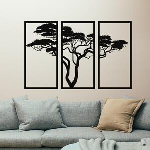 Drevený strom života na stenu - Bonsaj - 67x100