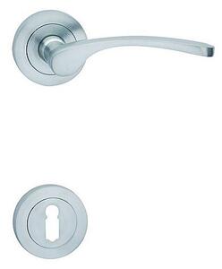 Dverové kovanie COBRA LAURA-R (OCS), kľučka-kľučka, WC kľúč, COBRA OCS (chróm matný)