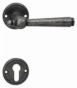 Dverové kovanie COBRA HAMBURG-R (K), kľučka-kľučka, Otvor pre obyčajný kľúč BB, COBRA K (kované kovanie)