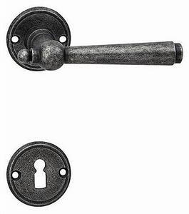 Dverové kovanie COBRA HAMBURG-R (K), kľučka-kľučka, WC kľúč, COBRA K (kované kovanie)