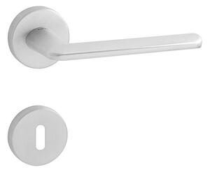Dverové kovanie MP Eliptica-R 3098 (OCS), kľučka-kľučka, Bez spodnej rozety, MP OCS (chróm brúsený)