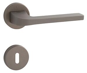 Dverové kovanie MP SUPRA - R 3097 (Titan), kľučka-kľučka, Otvor pre obyčajný kľúč BB, MP T (titán)
