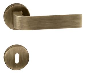 Dverové kovanie MP Cinto-R 2732 (OGS), kľučka-kľučka, Otvor pre obyčajný kľúč BB, MP OGS (bronz česaný mat)