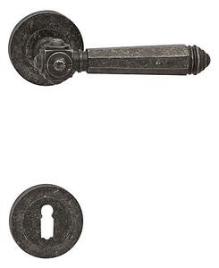 Dverové kovanie COBRA ATLANTIS-R (R), kľučka-kľučka, WC kľúč, COBRA R (rustik)