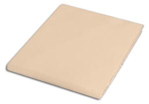 SATÉNOVÉ PRESTIERADLO 160X200 CM SVETLOBÉŽOVÉ