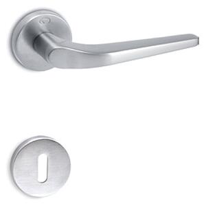 Dverové kovanie COBRA 1505 (OCS), kľučka-kľučka, WC kľúč, COBRA OCS (chróm matný)