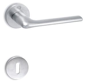 Dverové kovanie COBRA 1485 (OCS), kľučka-kľučka, WC kľúč, COBRA OCS (chróm matný)