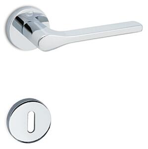 Dverové kovanie COBRA 1515 (OC), kľučka-kľučka, WC kľúč, COBRA OC (chróm lesklý)