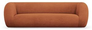 Oranžová pohovka z textílie buklé 230 cm Essen – Cosmopolitan Design