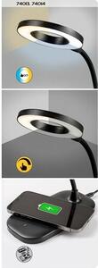 Rabalux 74013 stolná LED lampa Harding, 5 W, čierna