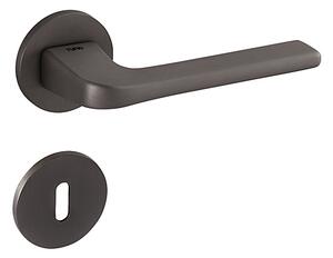 Dverové kovanie MP DARA - R 4007 5S (T - Titan), kľučka-kľučka, Otvor pre obyčajný kľúč BB, MP T (titán)
