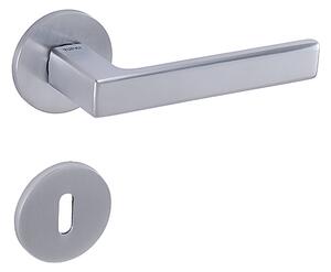 Dverové kovanie MP Sonia R 3095 (OCS), kľučka-kľučka, WC kľúč, MP OCS (chróm brúsený)