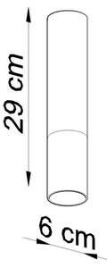 Sollux SL.0939 - Bodové svietidlo LOOPEZ 1xGU10/10W/230V čierna/chróm