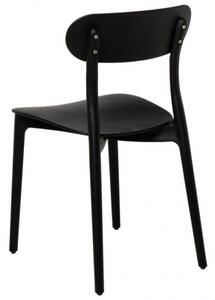GRETA stolička Čierna