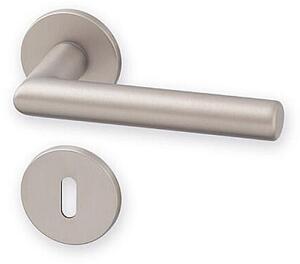 Dverové kovanie ACT Tipa exclusive R (Nikel satén), kľučka-kľučka, WC kľúč, AC-T NS (nikel satén)