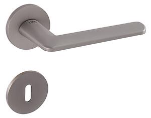 Dverové kovanie MP Eliptica - R 3098 5S (NP - Nikel perla), kľučka-kľučka, Otvor pre obyčajný kľúč BB, MP NP (nikel perla)