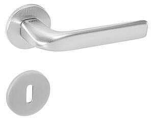 Dverové kovanie MP Ideal R 4162 5S (OCS), kľučka-kľučka, WC kľúč, MP OCS (chróm brúsený)