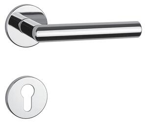 Dverové kovanie MP Arabis - R 7S (OC - Chróm lesklý), kľučka-kľučka, Otvor pre obyčajný kľúč BB, MP OC (chróm lesklý)