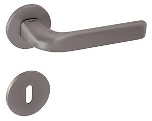 Dverové kovanie MP Ideal R 4162 5S (NP), kľučka-kľučka, Otvor na cylindrickú vložku PZ, MP NP (nikel perla)