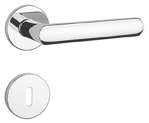 Dverové kovanie MP Fragola - R 7S (OC - Chróm lesklý), kľučka-kľučka, Bez spodnej rozety, MP OC (chróm lesklý)