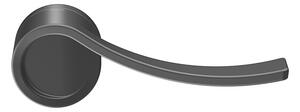 Dverové kovanie COBRA Vulcanus (čierná), kľučka-kľučka, Bez spodnej rozety, COBRA ČIERNA