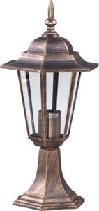 Stojaca záhradná lampa Kaja STANDARD K-5009S BLACK/GOLD