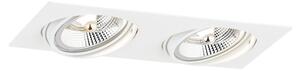 Argon 1046 - Podhľadové svietidlo OLIMP 2xGU10-AR111/12W/230V biela