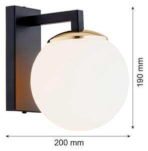 Argon 4771 - Nástenné svietidlo MORITZ 1xE27/15W/230V