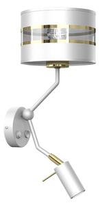 Nástenná lampička ULTIMO 1xE27/40W/230V + 1xGU10/MR11/7W biela