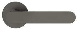 Dverové kovanie MP Avus Piatta S - R - S2L (kašmír šedá), klika-klika WC levá, Uzamykanie na kľučke - ľavá, MP kašmír šedá