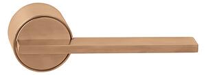 Dverové kovanie TWIN SOLARIS P1230 (RC), kľučka/kľučka, okrúhla rozeta, Okrúhla rozeta s otvorom pre obyčajný kľúč BB, TWIN RC (red copper)