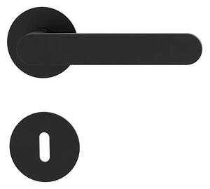 Dverné kovanie MP Avus Piatta S - R (grafit čierna), kľučka-kľučka, Otvor pre obyčajný kľúč BB, MP GČ (grafit čierna)