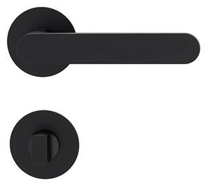 Dverné kovanie MP Avus Piatta S - R (grafit čierna), kľučka-kľučka, Bez spodnej rozety, MP GČ (grafit čierna)