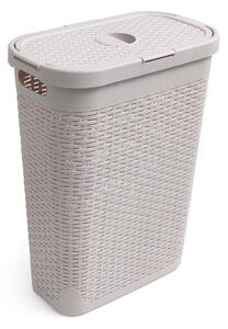 Béžový kôš na bielizeň Addis Calico, 40 l