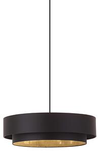 Moderné závesné svietidlo čierne 50cm 3-svetlá - Drum Duo
