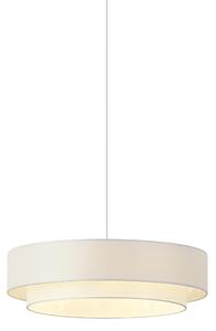 Moderné závesné svietidlo biele 50cm 3-svetelné - Drum Duo