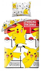 HALANTEX Obliečky Pokémon Pikachu Happy Bavlna, 140/200, 70/90 cm