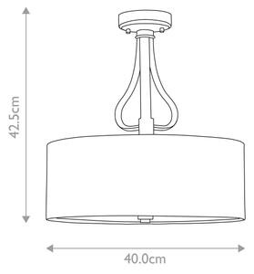 Elstead BATH-FALMOUTH-SF-PC - LED Kúpeľňový luster na tyči 3xG9/3W/230V IP44
