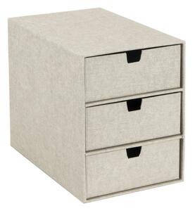 Béžový zásuvkový box s 3 zásuvkami Bigso Box of Sweden Ingrid