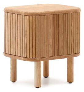 Nočný stolík v dekore jaseňa v prírodnej farbe Mailen – Kave Home