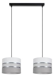 Luster na lanku CORAL 2xE27/60W/230V biela/šedá