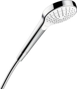 Hansgrohe Croma Select S, Ručná sprchová hlavica, Chróm, Biela, Múr