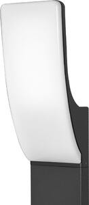 Záhradná stojaca lampa moderný stĺpik 60 cm LED 15W teplá farba čierna piesková biela NATAN Italux