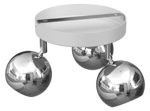 Bodové svietidlo COMET 3xGU10/8W/230V biela/lesklý chróm