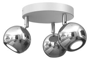 Bodové svietidlo COMET 3xGU10/8W/230V biela/lesklý chróm