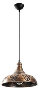 Závesné svietidlo v bronzovej farbe s kovovým tienidlom ø 31 cm Chandelier – Opviq lights