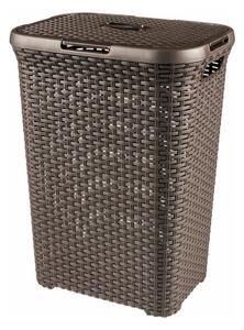 Hnedý kôš na bielizeň Curver Hamper, 40 l
