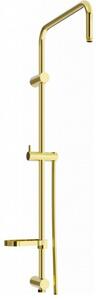 Mexen X, sprchový stĺp, držiak na mydlo, zlatá lesklá, 79391-50